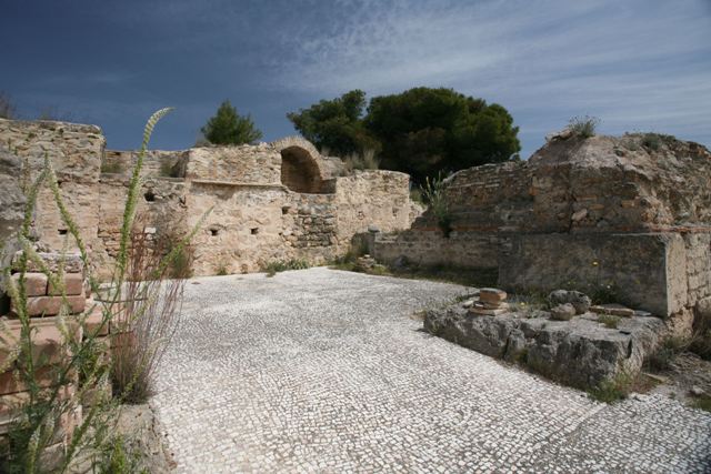 Isthmia  - Sanctuary - Section of the Roman Bath area